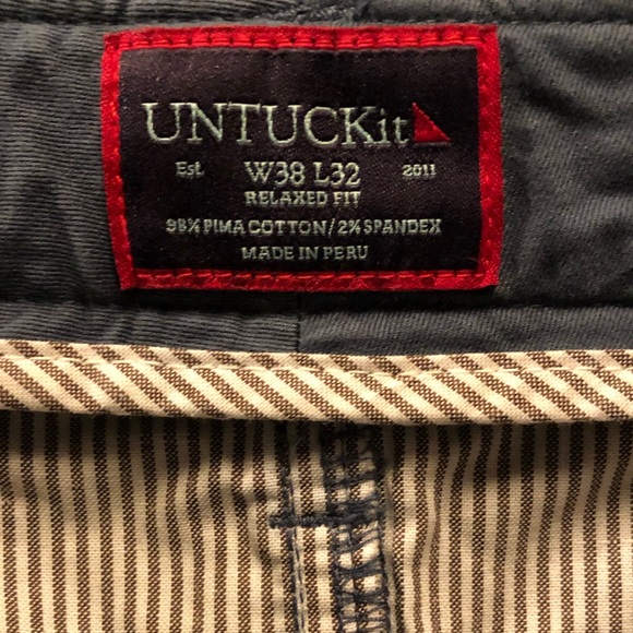 UNTUCKit 5-Pocket Blue Pant - Picture 8 of 10